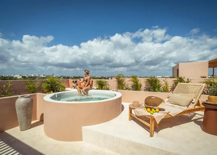 Aldea Zama Luxury Penthouse - Private Rooftop Pool & Parking Tulum