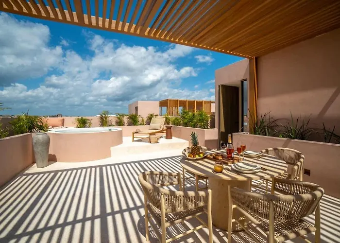 Apartment Aldea Zama Luxury Penthouse - Private Rooftop Pool & Parking Tulum