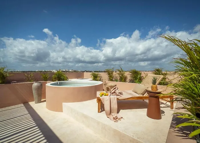 Aldea Zama Luxury Penthouse - Private Rooftop Pool & Parking *